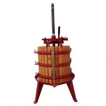 VivaTechnix 53379 Presa de struguri, manuala cu clichet Marchisio TR40, capacitate 70 Kg/transa, lemn de fag