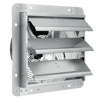 VivaTechnix BYCSPQSACDJ1BBOUXV2 Ventilator evacuare pentru spatii comerciale, sere, depozite, Metal, 50 W, 1650 mÂ³/h, diametru 356 mm, 60 dB
