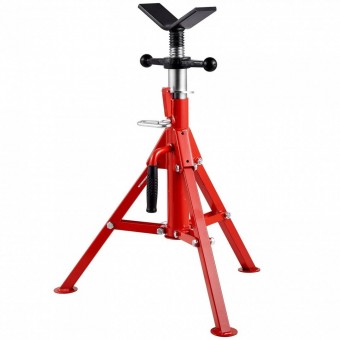 VivaTechnix GJ1107BGJ-VX00001V0 Suport pentru tevi cu cap in V, capacitate 1/8-12, Portabil, Inaltime reglabila 610-1067 mm, capacitate 1134 kg