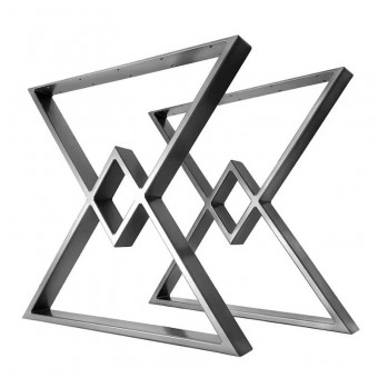 VivaTechnix KRO-1278 Set 2 picioare pentru banci, Vivatechnix-1278, Inaltime 41 cm