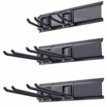 VivaTechnix QMGJ300LBS48SZVC7V0 Set 3 organizatoare unelte, Otel, carlige incluse, max 136 kg, 1222 x 102 x 300 mm