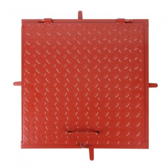 VivaTechnix sk-217744 Capac vizitare camin Vivatechnix 600 x 600 mm, Otel grosime 3 mm, Blocabil