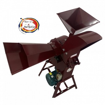 VivaTechnix VMD-1020 Moara cu tocator de furaje Vivatechnix VMD-1020, putere 3kW, 2800rpm, 500 kg/h