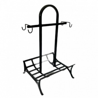 VivaTechnix VMD-1026 Suport pentru lemne, Vivatechnix VMD-1026, Metal, Negru, 40x62x80 cm