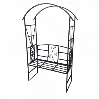 VivaTechnix VMD-1037 Arcada cu banca pentru flori agatatoare Vivatechnix VMD-1037, dimensiune 206x114x50 cm