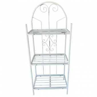 VivaTechnix VMD-1061 Suport pentru flori Vivatechnix VMD-1061 Alb, 50x30x125 cm, 3 polite, demontabil