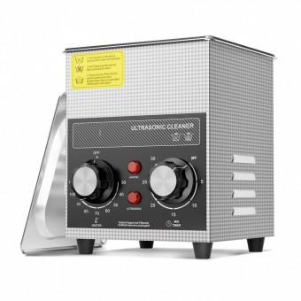 VivaTechnix XNKZCSBQXJ2L7F8OCV2 Aparat de curatat cu ultrasunete, Capacitate 2 l, 60W, 40kHz, Cosuri si camera interioare, Inox, 0 la 80Â°C