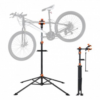 VivaTechnix ZXCWXZJGZLDSC784IV0 Suport service bicicleta, Rotativ, max 37 kg, Reglabil inaltime 1080-1900 mm, tava magnetica, Otel