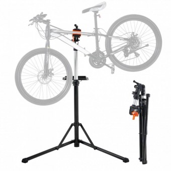 VivaTechnix ZXCWXZJLZLDSEXSGUV0 Suport service bicicleta, Rotativ, max 30 kg, Reglabil inaltime 1020-1600 mm, tava magnetica, Aluminiu, 4.5 kg