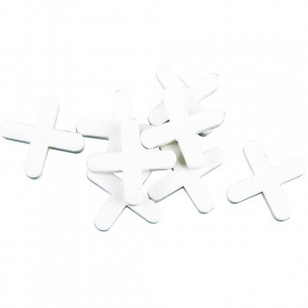 VOREL 04600 Set 200 distantiere cruce pentru placi de gresie si faianta 1.5 mm