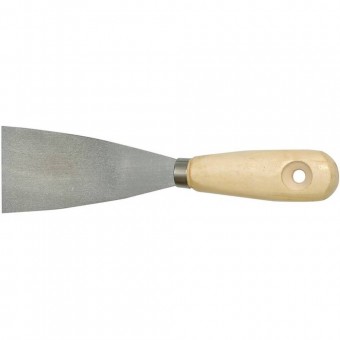 VOREL 06050 Spaclu Vorel, cu lama din otel inoxidabil si maner din lemn, latime 50 mm