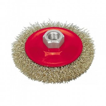 VOREL 06972 Perie circulara din sarma, 100mm, pentru bormasina, Vorel 06972