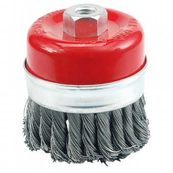 VOREL 06974 Perie cupa sarma toroane 65mm, prindere M14