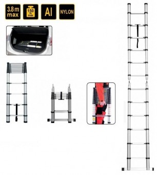 VOREL 17703 Scara telescopica din aluminiu 3.8m, Vorel