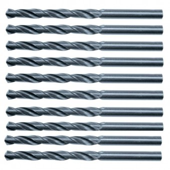 VOREL 20400 Set burghiu pentru metal Vorel 20400, diametru 4 mm, 10 buc, HSS
