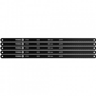 VOREL 27535 Set panze pentru metal 300X12.6X0.65mm, 5 BUC