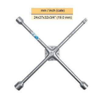 VOREL 57050 CHEIE CRUCE PT ROTI 24-27-32MM-3/4