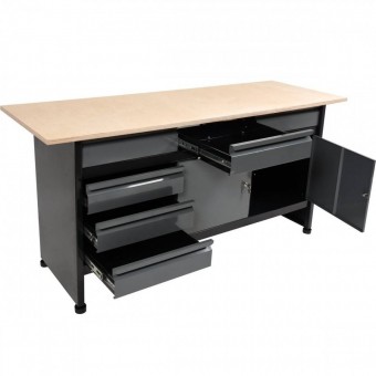 VOREL 58456/ Banc de lucru pentru atelier Vorel 58456, dimensiune 1700x600x840 mm