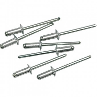 VOREL 70500 Set 50 pop nituri din aluminiu, Vorel 70500, lungime 12.7 mm, diametru 4.8 mm 