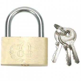 VOREL 77250 Lacat alama, 25 mm, 3 chei