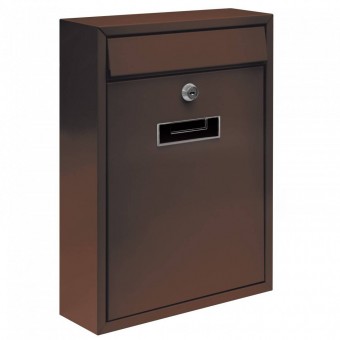 VOREL 78557 Cutie postala Vorel 78557, otel, 360x260x80mm, Maro, 2 chei
