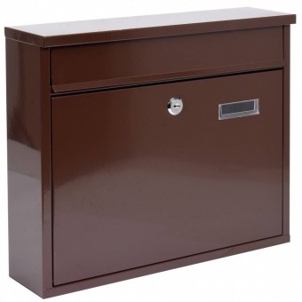 VOREL 78577 Cutie postala Vorel 78577, otel, 310x360x100mm, Maro, 2 chei