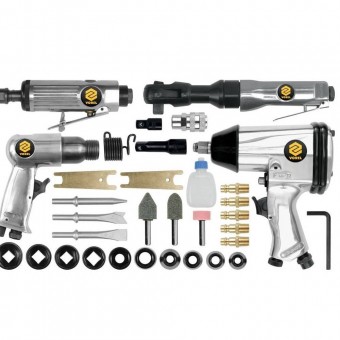 VOREL 81142 Trusa cu unelte pneumatice si accesorii ,33 piese