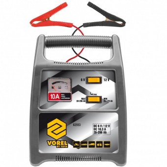 VOREL 82553/ Redresor pentru baterii auto, Vorel 82553, 10A, 26-206Ah