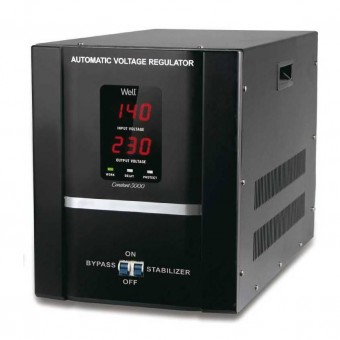 Well AVR-SRV-CONSTANT3000-WL Stabilizator automat de tensiune Well Constant 3000VA cu servo motor