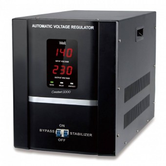 Well AVR-SRV-CONSTANT5000-WL Stabilizator automat de tensiune Well Constant 5000VA cu servo motor