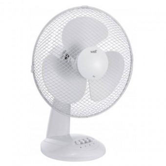 Well FAN-DESK-ICY-WL Ventilator de masa Well, 34cm, putere 40W