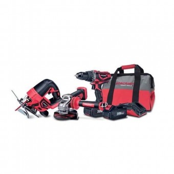 Worcraft SK-114018/ Set 3 scule cu acumulator Worcraft WSET-03, S20Li, Incarcator, 2 baterii incluse, geanta 