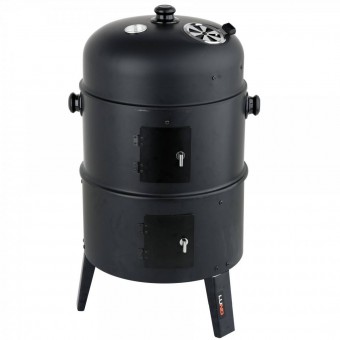 YATO 99633/ Afumatoare si gratar portabil pentru gradina Lund 99633, 46x41.5x77cm, termometru