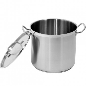 YATO YG-00004 Oala cu capac, uz profesional Yato Gastro capacitate 15.4 l, 28x25 cm, Inox alimentar