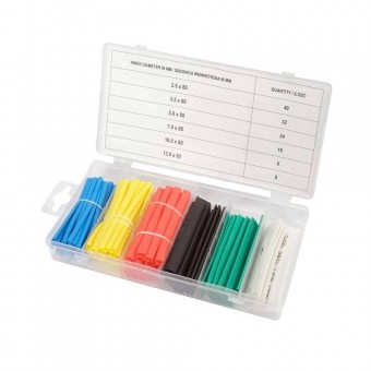 YATO YT- 068668 Set 128 de tuburi termocontractabile, Yato YT- 068668, diverse culori