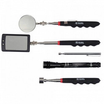 YATO YT-06622 Set 5 elemente de inspectie si recuperare Yato YT-06622, magnet, oglinda, led