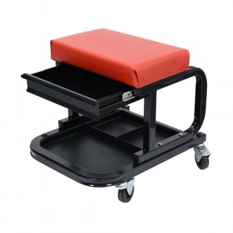 YATO yt-08791 Taburet pentru atelier cu 4 roti, maxim 150kg, 1 sertar
