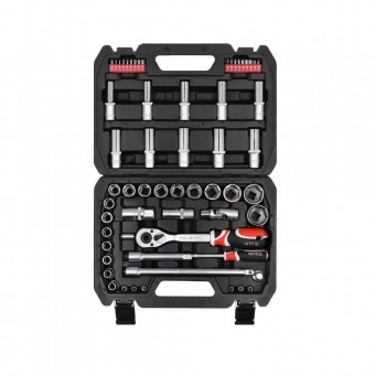 YATO YT-12660 Trusa chei tubulare, 60 piese Yato Crom Vanadiu