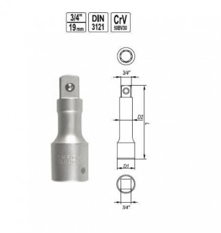 YATO YT-1340 Prelungitor 3/4 x100mm, YT-1340 YATO