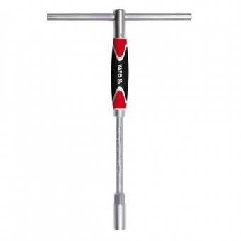 YATO YT-1555 Cheie tubulara tip T, Yato YT-1555, maner rotativ, 11 mm, Cr-V
