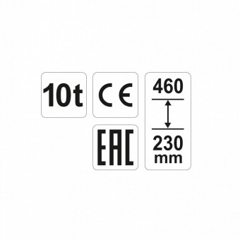 YATO YT-17004 Cric hidraulic Yato YT-17004, capacitate 10 Tone, 230-460 mm