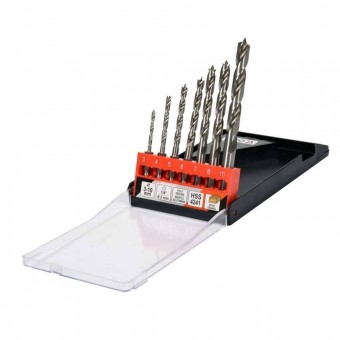 YATO YT-33873 Set 7 burghie pentru lemn Yato YT-33873, 3-10mm, prindere hexagon 1/4, HSS 4221