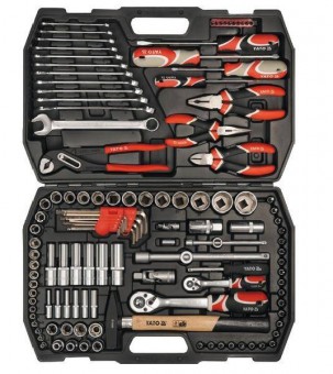 YATO YT-3890/ Trusa chei tubulare, biti, unelte, 122 buc, YATO YT-3890