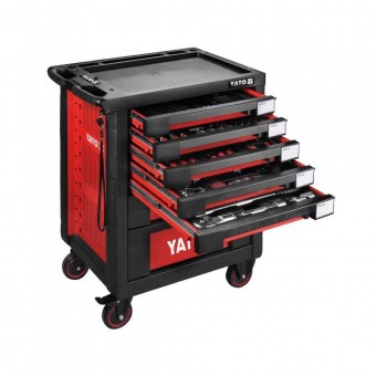 YATO YT-55293 Dulap cu scule profesional echipat complet cu 165 piese, Yaho