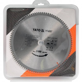YATO YT-6097 Disc fierastrau circular pentru aluminiu, Yato YT-6097, 300x30x3 mm, 100 dinti