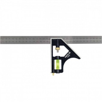 YATO YT-70771/ Raportor tip rigla Yato YT-70771, cu bula de nivel, 300mm