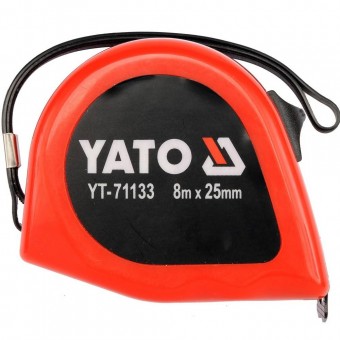YATO YT-71133 Ruleta cu banda otel Yato YT-71133, dimensiune 8m x 25mm