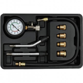 YATO YT-73022 Set manometru compresie pentru motoare benzina, 8 piese, Yato