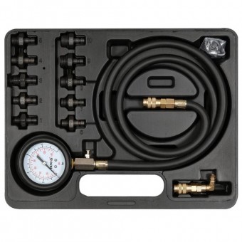 YATO yt-73031 Set verificare presiune ulei 12 piese, 0-140psi
