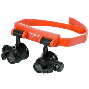 YATO YT-73840 Ochelari cu lupa si led Yato YT-73840, 4x perechi lupe, 10x, 15x, 20x, 25x